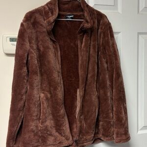32 Degrees Brown Fleece Jacket